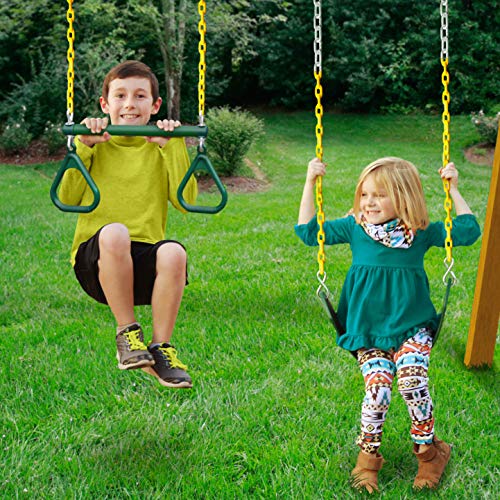 Gorilla Playsets High Point Wood Swing Set Amber
