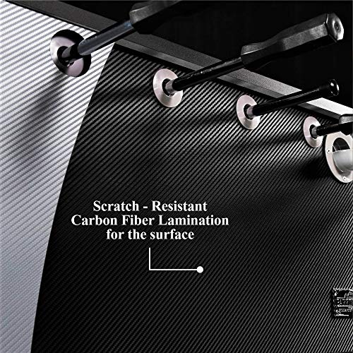 Soccer Foosball Table Arcade Game Set 54 in Black Grey