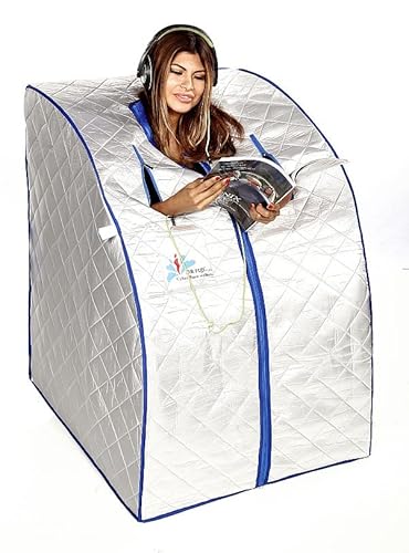 Generic Dr. Fuji FJ-1000 Cyber Relax FIR Portable Sauna Silver