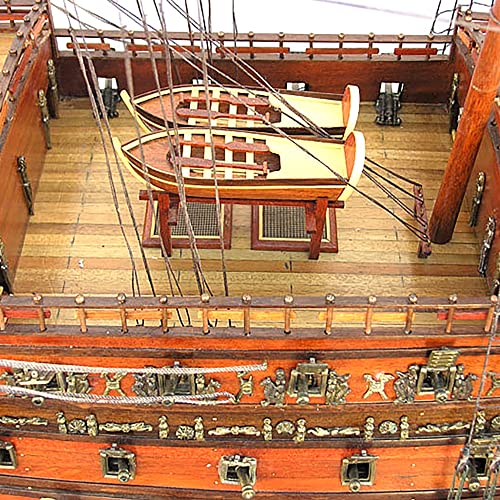 Old Modern Handicrafts HMS Sovereign of The Seas XL Model with Display Case Multicolor