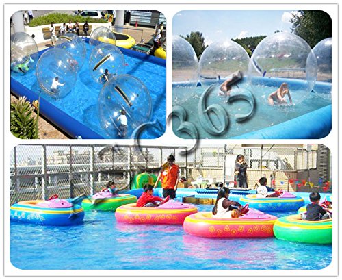 INTBUYING Inflatable Water Pool Blue