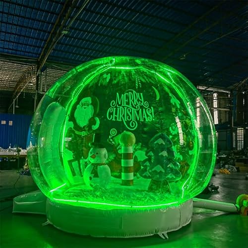 Alessia Cara Inflatable Snow Globe Christmas Decoration Transparent Bubble Tent 13 ft with Blower
