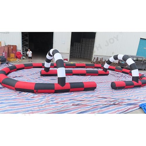 GEPAS 12x6m PVC Inflatable Go Kart Race Track As Picture Show