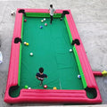 BOZHOUYUPIN Inflatable Snooker Football Pool Table Red/Green