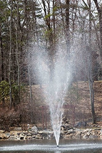Fawn Lake Fountains 1HP Floating Pond and Lake Fountain Black
