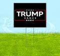 TampaPrinting Trump Vance Yard Sign 18" x 24" with Metal Stake