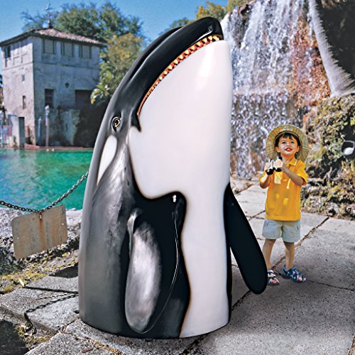 Design Toscano Thar She Blows Killer Whale Statue Full Color