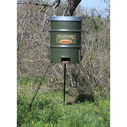 Texas Hunter Products 300lb Barrel Protein Feeder Model PF300