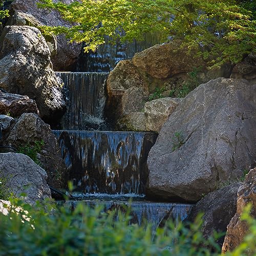 HALF OFF PONDS Simply Waterfalls 10000 Pond Free Kit with MatrixBlox and EPDM Liner Black