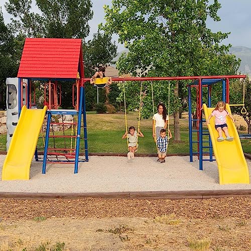 Lifetime Big Stuff Deluxe Swing Set Playset Primary