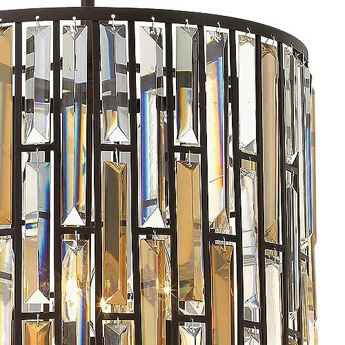 Hinkley Fredrick Ramond Gemma Large Three Light Convertible Drum Pendant Vintage Bronze Finish