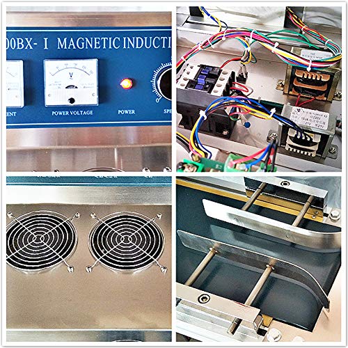 Packaging Supply Continuous Electromagnetic Induction Sealer 20-130MM Silver