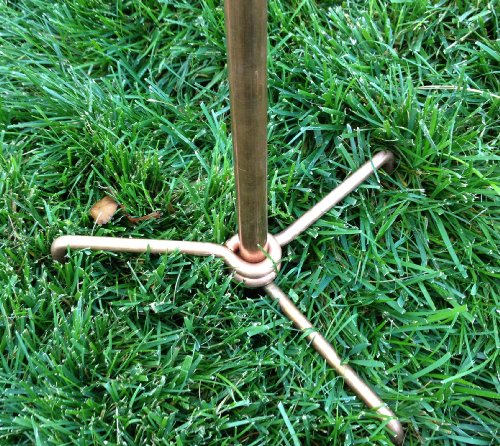 Stanwood Wind Sculpture Kinetic Copper Dual Spinner Brass