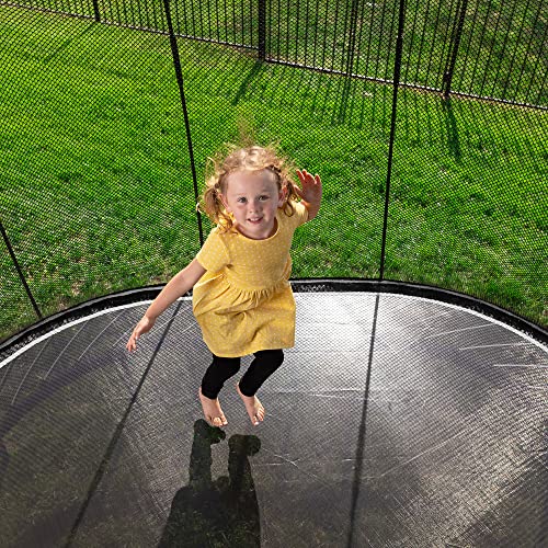 Springfree Compact Oval Trampoline 6x9 ft Black