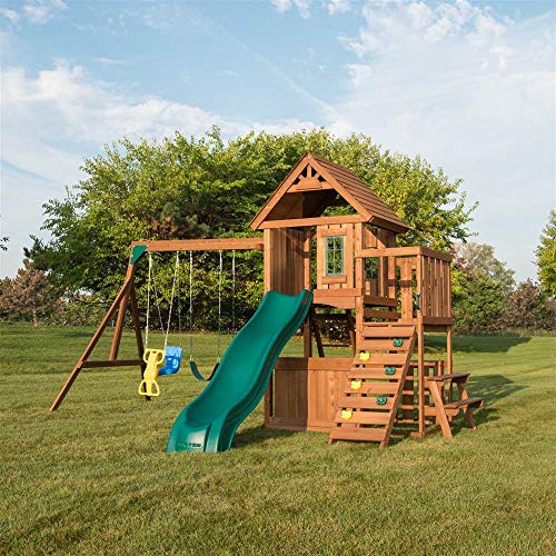 Swing-N-Slide Tioga Fort Swing Set Wood