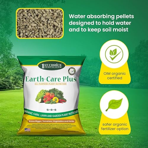 1ST CHOICE FERTILIZER Earth-Care Plus 5-6-6 Organic Fast Acting Fertilizer 1728lb