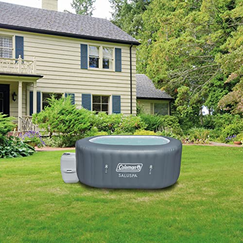 Bestway Coleman SaluSpa 140 Air Jet Inflatable Hot Tub Spa Gray