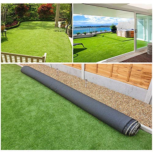 Griclner 35mm Artificial Turf Lawn Fake Grass Green 11FTx79FT