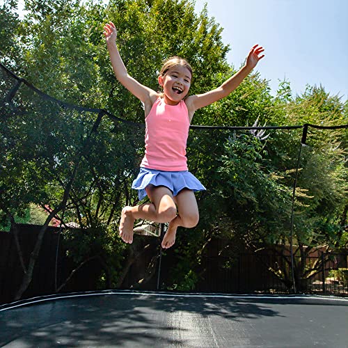 Springfree Large Square Trampoline 13x13 ft Springless Black Blue