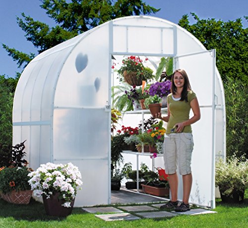 Solexx Gardeners Oasis Greenhouse 3.5MM Deluxe 8'x8'x8' White