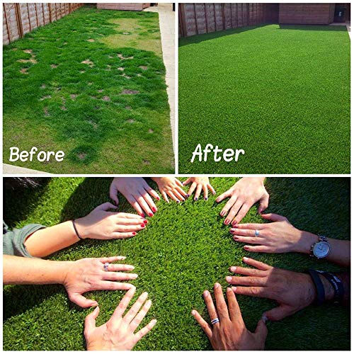 Moxie Direct Artificial Grass Turf Rug Green 1.38inch Pile Height 11ft x 70ft