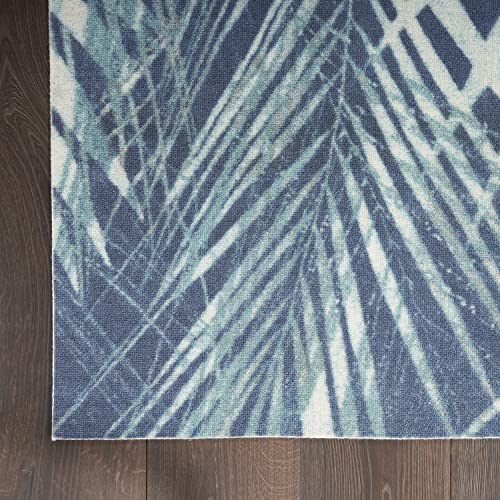 Waverly Sun N' Shade Indoor/Outdoor Area Rug Navy 10' x 13'