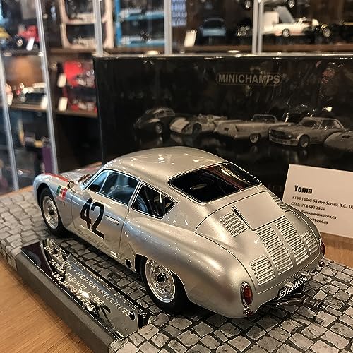 YOMA Minichamps 1:18 356 B 1600 GS Carrera GTL Abarth Herrmann/Linge #42 Targa Florio 1962