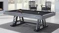 Empire USA Plank & Hide Amber Billiard Pool Table Charcoal