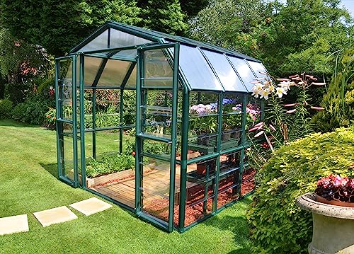 Palram Canopia Grand Gardener 8' x 8' Greenhouse Clear