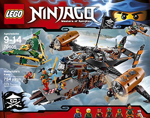 LEGO Ninjago Misfortune's Keep 70605 Building Kit 754 Piece Multicolor