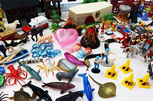 PlayTherapySupply Platinum Sandtray Miniature Starter Kit 255+ Pieces