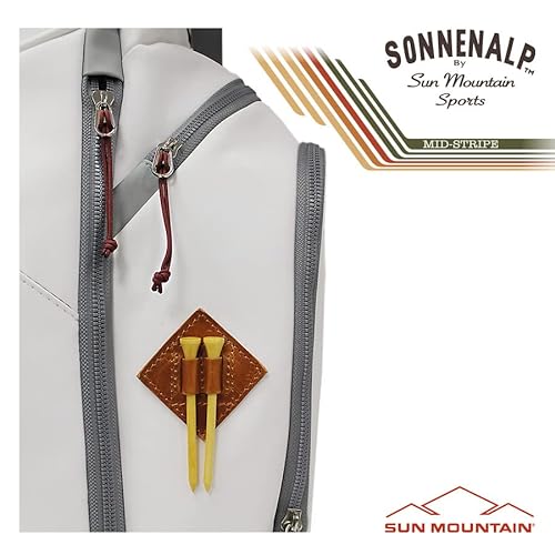 Sun Mountain 2023 Mid Stripe Golf Stand Bag Loden Moss-Inferno