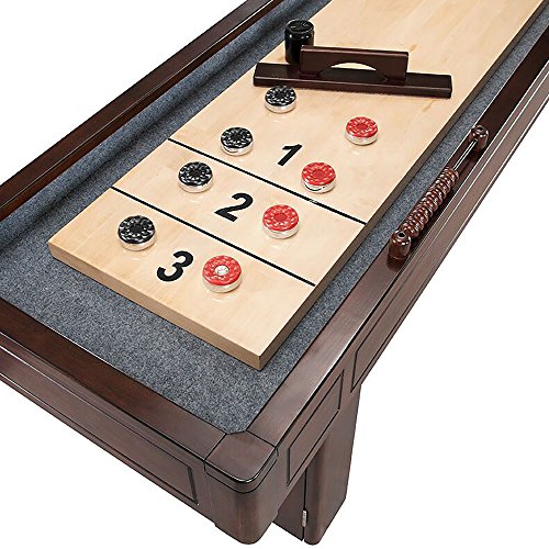 Hathaway Austin 9-ft Shuffleboard Table Mahogany Finish