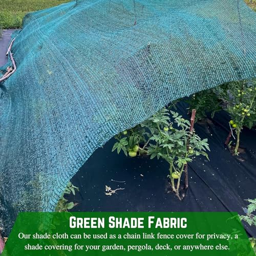 Farm Plastic Supply Green Shade Cloth 70% Mesh Fabric 24' x 200'