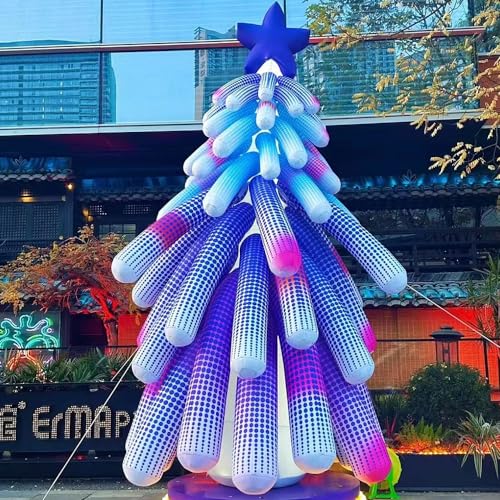 HOAELOS Inflatable Giant Christmas Tree Decorations 33 Feet