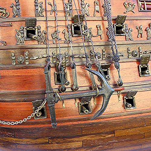 Old Modern Handicrafts HMS Sovereign of The Seas XL Model with Display Case Multicolor