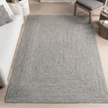 nuLOOM Braided Indoor/Outdoor Area Rug 12' x 18' Wynn Salt and Pepper