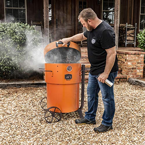 Oklahoma Joe's Bronco Pro Drum Smoker Orange