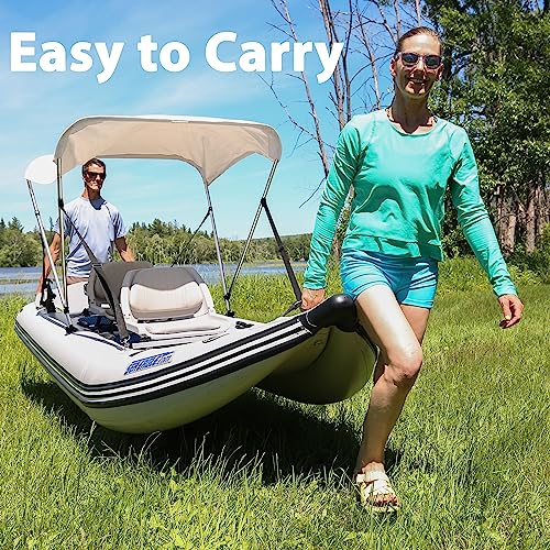 Sea Eagle 437ps PaddleSki Inflatable Catamaran Boat White/Blue