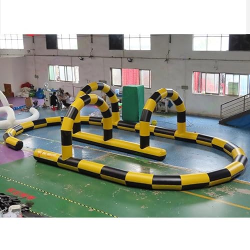 GEPAS 12x6m PVC Inflatable Go Kart Race Track As Picture Show