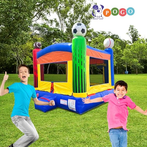 Pogo Bounce House Crossover Deluxe Sports Inflatable Bounce House