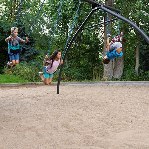 Lifetime Adventure Castle Swing Set Playset with Tube Slide Blue