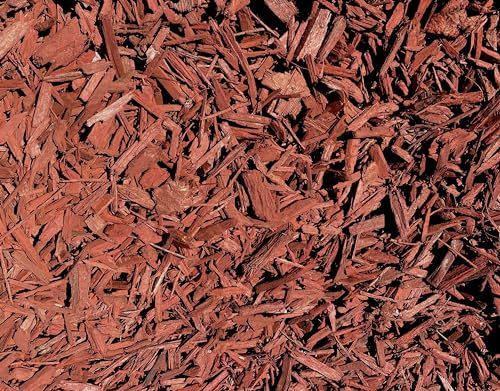 MIGHTY109 Raging Red Wood Chip Mulch (1 Pallet - 45 Boxes)