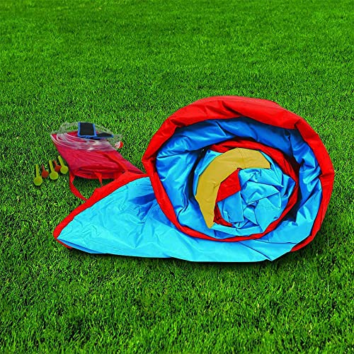 BANZAI Double Drop Raceway 120" Inflatable Water Slide with Splash Pool