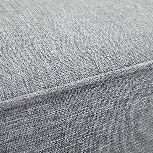 Modway Marina Premium Grade A Teak Wood Outdoor Patio Loveseat Natural Gray