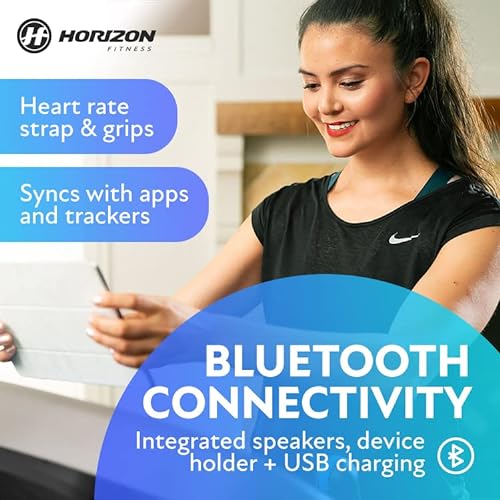 Horizon Fitness 7.8 Studio Series Smart Treadmill Black