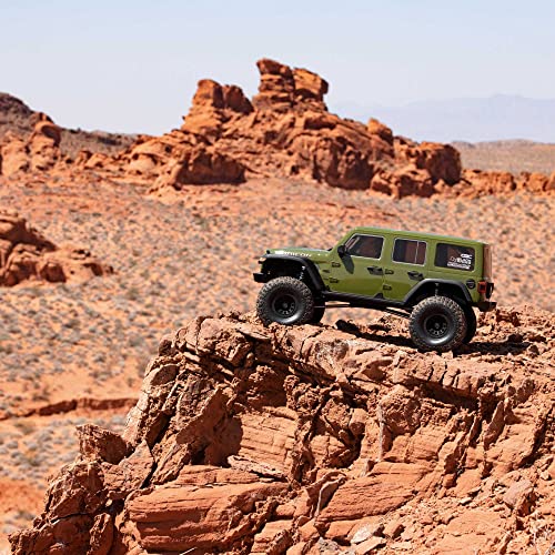 Axial RC Truck 1/6 SCX6 Jeep JLU Wrangler 4WD Rock Crawler RTR Green