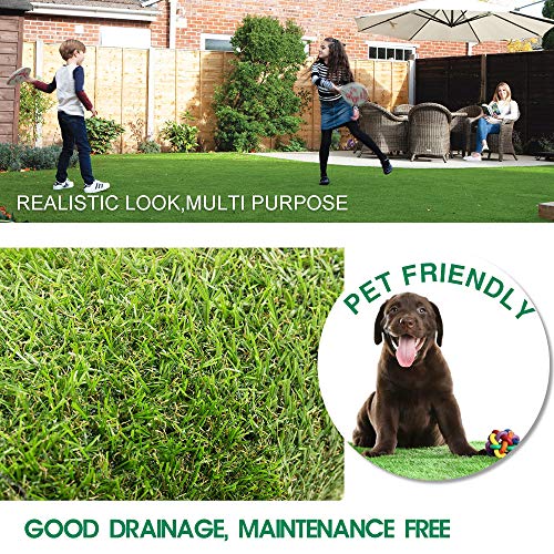Conscience Trading Artificial Grass Outdoor Rug 10ft x 30ft Green