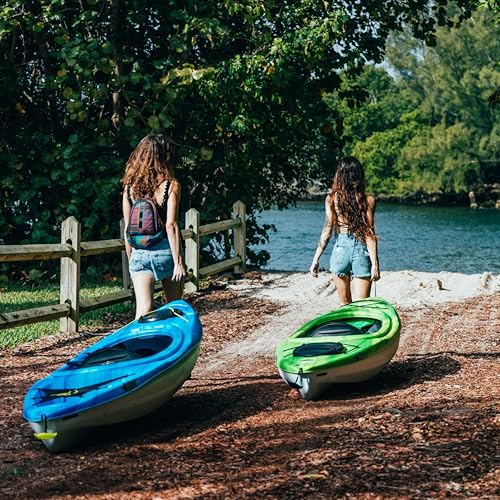 Pelican Argo 100X Recreational Sit-in Kayak Deep Blue/White
