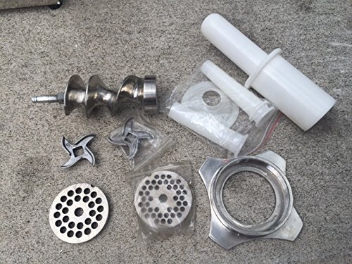 HENDER Stainless Steel Meat Grinder 1 HP 110V with One Year Warranty